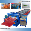 Doppelschicht Stahldachbleche Kaltumformmaschine / Doppeldeckerherstellungsgeräte Prozesslinie